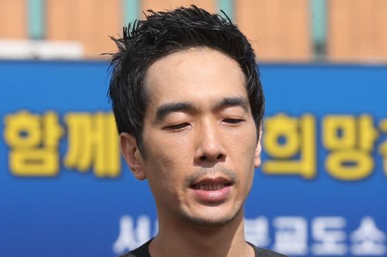 '연예인 1호 전자발찌' 고영욱 "워터밤이 벗기 경쟁 대회냐"…비비 저격?