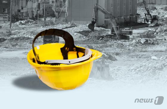 거제 대형조선소서 인양하던 발판 낙하…작업자 2명 부상