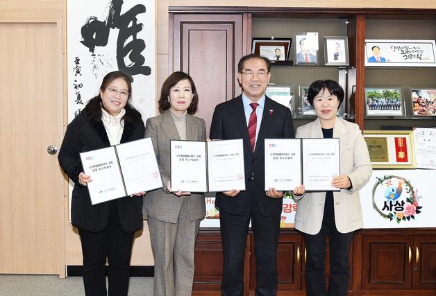 부산 사상구, 내년 노인맞춤돌봄서비스 수행기관 3곳과 재위탁식