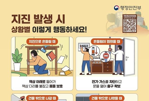 지진 발생 거창군에 현장상황관리관 파견…인명피해 아직 없어