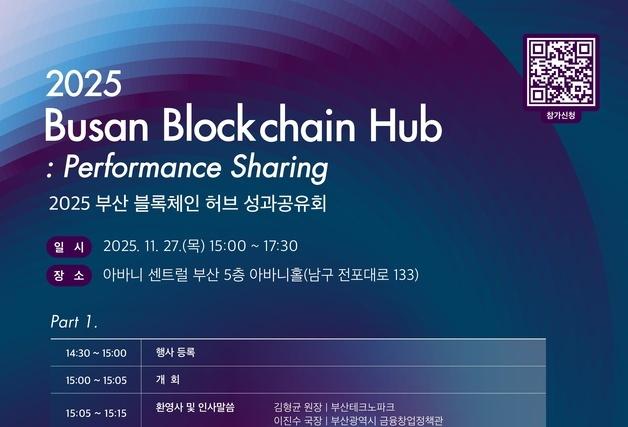 부산테크노파크, 27일 '부산 블록체인 허브' 성과공유회