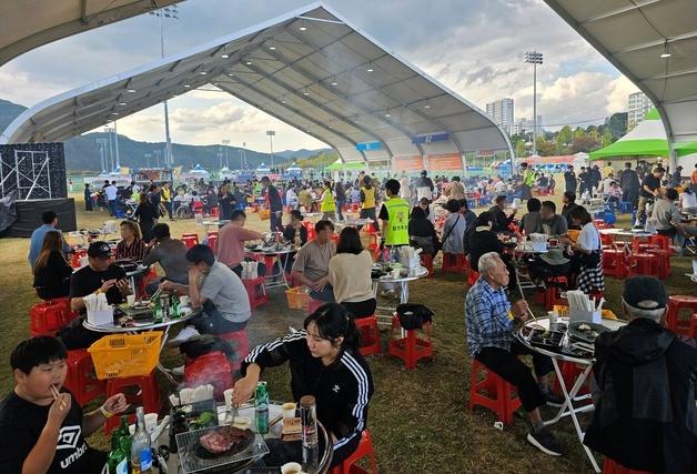 합천황토한우축제, 생산유발효과 82억원…한우 등 매출 12억원