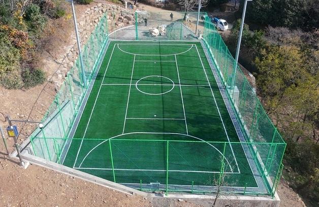 부산진구, 황령산레포츠공원 풋살장 내년 1월부터 운영 