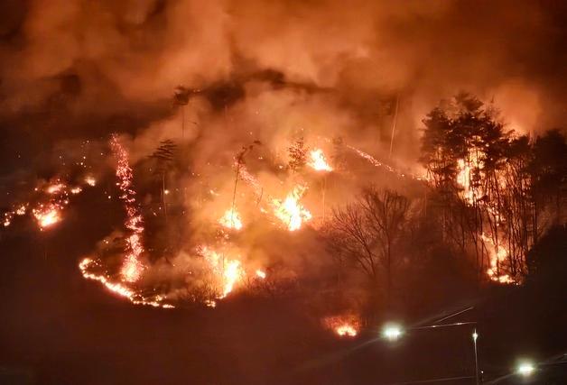 작년 경남 산청 대형 산불 낸 70대 불구속 기소