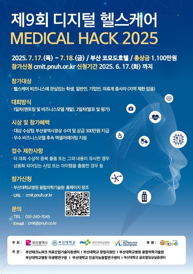 보건의료 현안 해결방안 모색…부산대병원, 해커톤 대회
