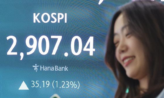 코스피 6거래일 연속 올라 2900대 안착