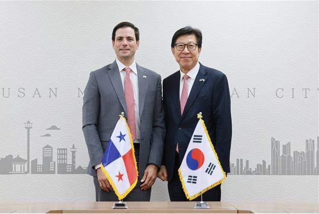 박형준 부산시장, 주한 파나마 대사 접견…협력 발전 방안 논의