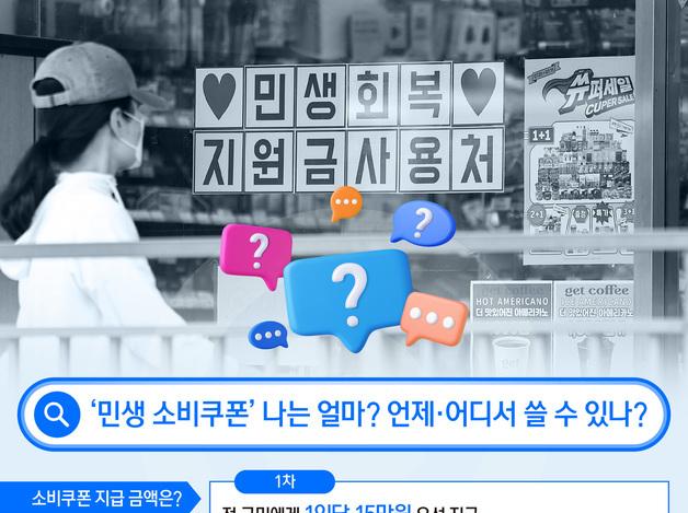 '민생 소비쿠폰' 나는 얼마? 언제·어디서 쓸 수 있나?
