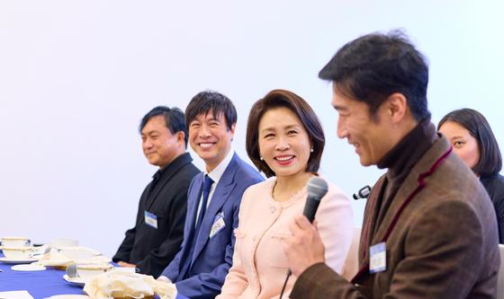 김혜경 여사, 재일 한국계 예술인 간담회