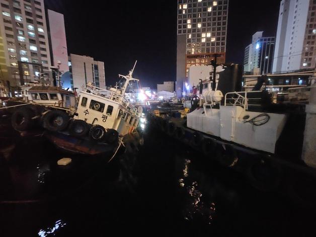 부산 영도구 대교동 물양장서 15톤짜리 통선 침수 