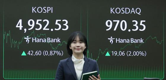 코스피 4950선 마감 ‘역대최고 종가’ 또 경신