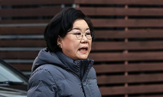 청문회 준비사무실 출근하는 이혜훈 후보자