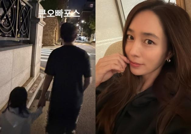 '이병헌♥' 이민정, 8세차 동생 손 꼭 잡은 12세 아들에 흐뭇…"큰오빠 포스"