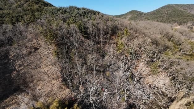 경남 합천 야산서 산불…헬기 9대 투입해 1시간 만에 진화