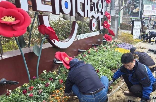부산시설공단, 봄맞이 공원·도로·터미널 등 환경 정비