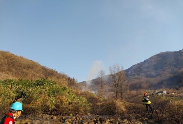 합천·밀양 잇따른 산불…신속 대응으로 모두 진화