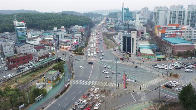진주시 상습 정체 구간 ‘개양오거리~새벼리’ 도로 확장