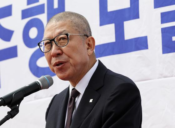 부산시장 후보 선출 박형준 "보수·시민 대통합으로 승리 이끌겠다"
