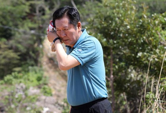 정청래, 통영 욕지도에서 '선상 최고위'…김경수 경남지사 후보 동행