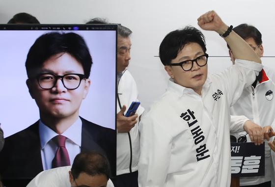 한동훈 "하정우, TV토론 제의 거절했다 들어…당당히 응해야"