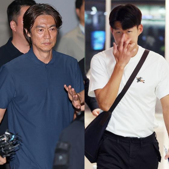 "손흥민 잘하는지 모르겠다" "주장 교체 계속 생각"…홍명보 발언 '파묘'