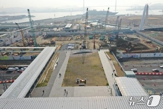 부산 동구, 북항 환승센터 사업자에 공사중지 처분 사전 통지