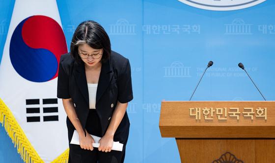 용혜인 성평등가족부 장관 후보자 사퇴