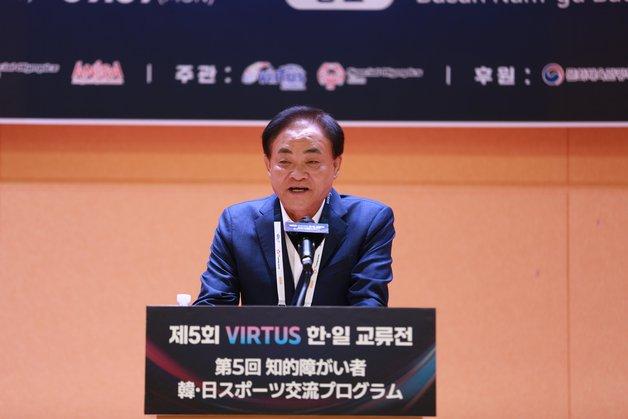 한·일 발달장애인 선수 부산서 한자리…VIRTUS 교류전 개막