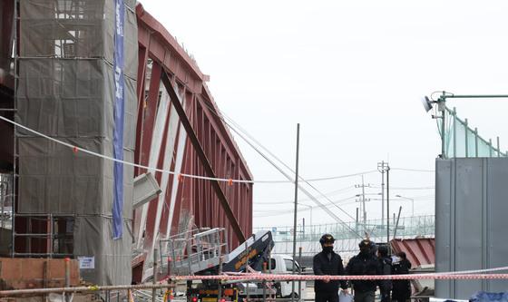 광주도서관 붕괴현장 합동감식