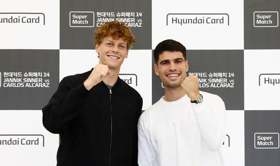 맞대결 앞둔 세계 테니스 왕자들