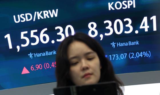 환율은 고공행진, 코스피는 하락